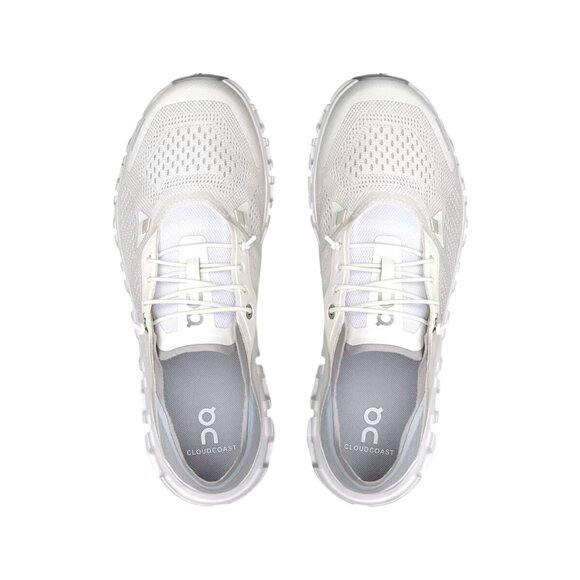 On Cloud 6 Coast Sneakers in White & Glacier 7 With Box Womens Athletic Shoes - Picture 3 of 16